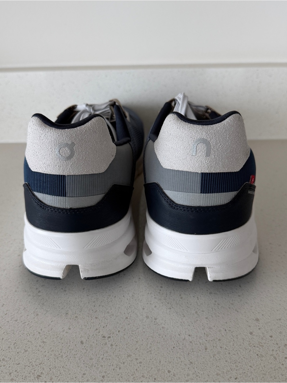 Men's ON CloudDrift Athletic Running Shoes Blue/White Size 12.5 - Picture 3 of 4
